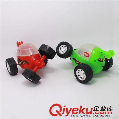 車模型 拉線特技車 翻斗車 可手動360旋轉(zhuǎn) 拉線玩具車原始圖片2