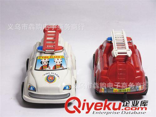 車模型 168-21拉線消防車玩具 兒童益智玩具批發(fā) 兩元超市貨源拉線玩具車原始圖片2