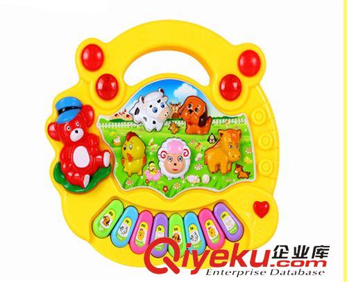 其他嬰幼兒教具 博爾樂動物農(nóng)場音樂琴嬰兒寶寶啟蒙早教益智玩具 燈光兒童電子琴原始圖片2