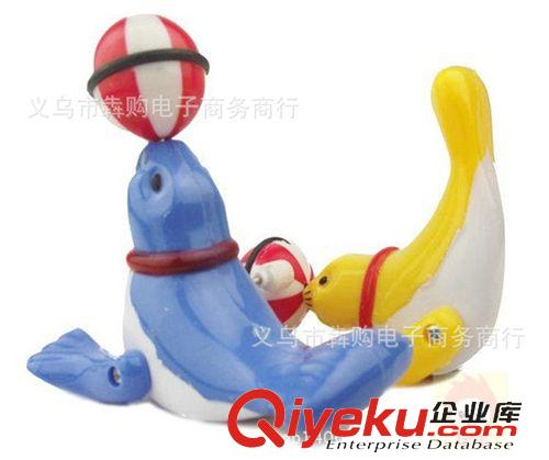 發(fā)條玩具 上鏈發(fā)條玩具小海豚/小海獅/行走雜技頂球/360度旋轉(zhuǎn)原始圖片2