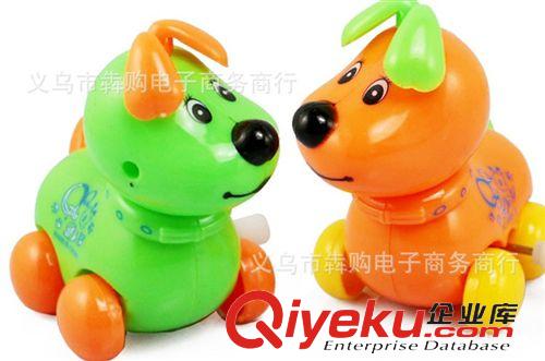 發(fā)條玩具 發(fā)條QQ狗 淘氣小狗兒童益智上鏈玩具 搖頭擺尾 卡通QQ上鏈狗原始圖片3