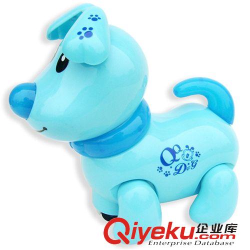 電子寵物 批發(fā)兒童玩具電動(dòng)音樂Q狗 多功能益智小寵物萬向輪機(jī)器狗電子狗原始圖片3