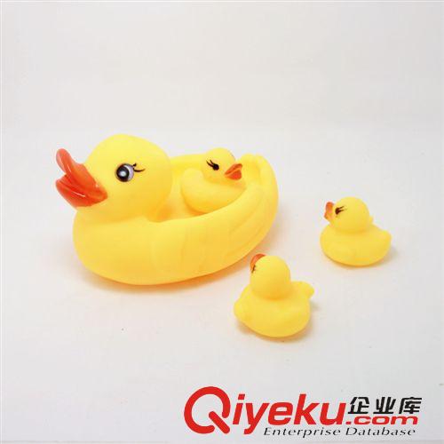 其他過家家玩具 供應新料洗澡玩具 戲水搪膠網鴨批發 4只裝 每個都會響 一帶三原始圖片3
