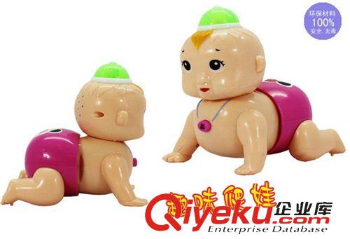 其他過家家玩具 669 扭屁股娃娃 電動爬行娃娃 帶燈光音樂 電動爬娃益智玩具原始圖片2