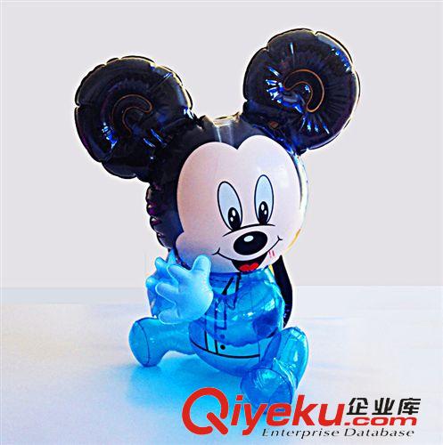 充氣玩具 廠家定制 米老鼠燈籠充氣玩具 藍(lán)色充氣塑膠玩具原始圖片3