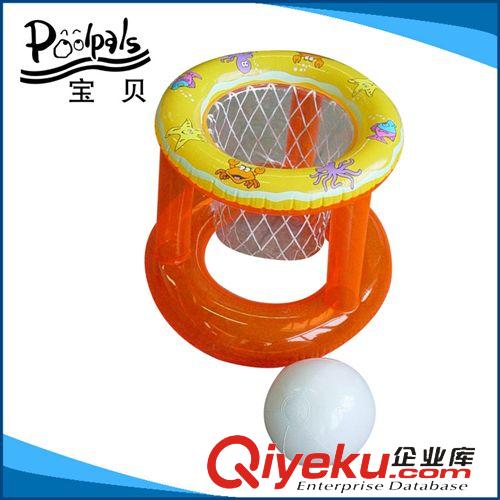 充氣玩具 加工訂做 四魚浪板充氣玩具 藍(lán)色水上充氣拉線玩具