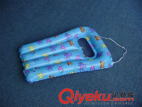 充氣玩具 加工訂做 四魚浪板充氣玩具 藍(lán)色水上充氣拉線玩具原始圖片2