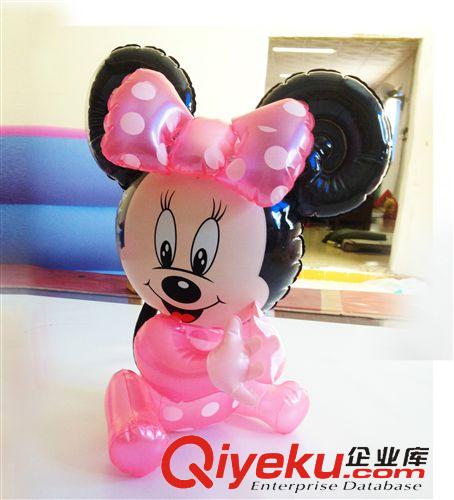 充氣玩具 加工訂做 四魚浪板充氣玩具 藍(lán)色水上充氣拉線玩具