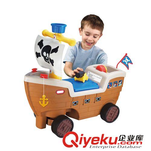 童車／嬰兒推車 兒童學(xué)步童車滑行 海盜船音樂可騎仿真車玩具騎行四輪車 玩具車