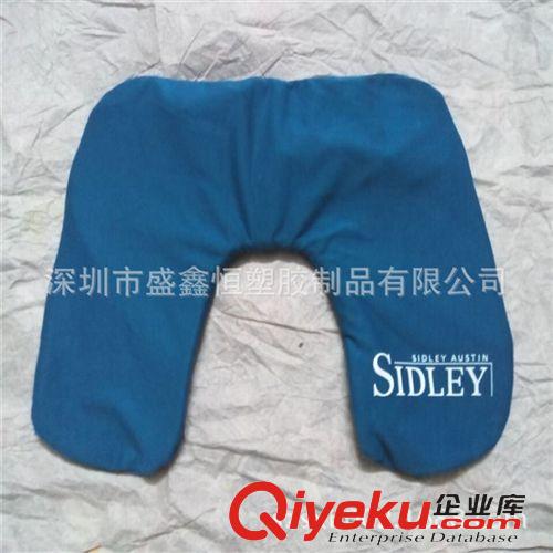 布套枕，棉布枕 惠普廣告吹氣枕頭 拉架棉吹氣枕 u型旅行頸枕【可定制LOGO】原始圖片3