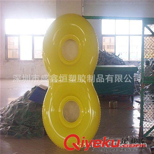 游泳圈，水泡，滑雪圈，滑水圈 廠家供應(yīng)8字游泳圈 PVC8字游泳圈 帶安全手把原始圖片2