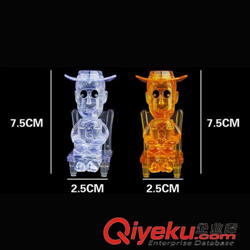 益智玩具系列 拼裝3D立體胡迪積木模型 創(chuàng)意立體水晶拼圖拆裝卡通禮品贈(zèng)品玩具原始圖片3