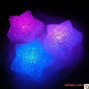 水晶小夜燈 二代tj   粒子球 魔幻七彩水晶球/ 七彩米粒球/（特大12厘米）