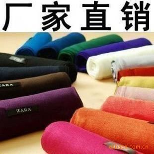絲襪清倉 新歐洲棉超長純色保暖披肩圍巾仿羊絨圍巾  清倉處理原始圖片3