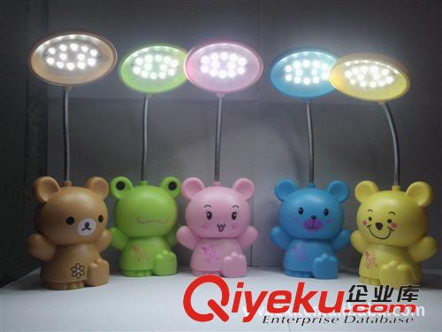 文具 新可愛卡通 充電式LED省電臺燈小夜燈 創(chuàng)意卡通杯燈原始圖片3