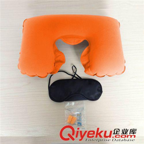 充氣家居家具產(chǎn)品 專業(yè)生產(chǎn)PVC充氣枕頭 充氣方形植絨枕頭 充氣U形戶外旅行枕頭原始圖片3