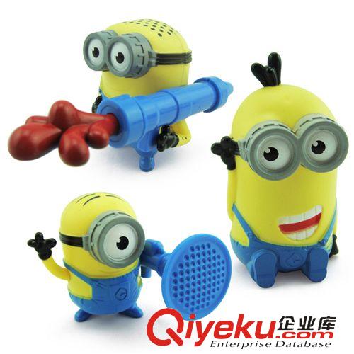 >o<芭芘 娃娃 卡通 熱銷艾米兒禮品兒童塑料 小黃人公仔（三款混裝）神偷奶爸批發(fā)原始圖片2