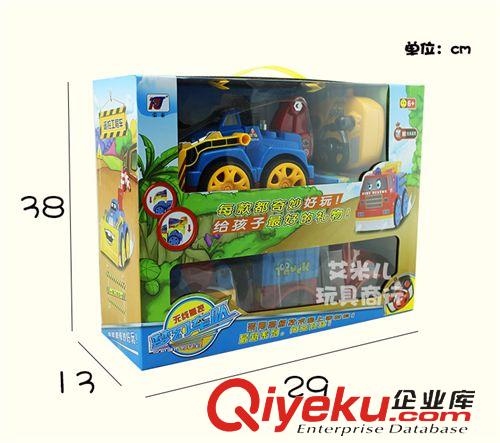 >o<芭芘 娃娃 卡通 熱銷益智玩具   4通燈光音樂(lè)拆裝卡通工程車(套裝)原始圖片2