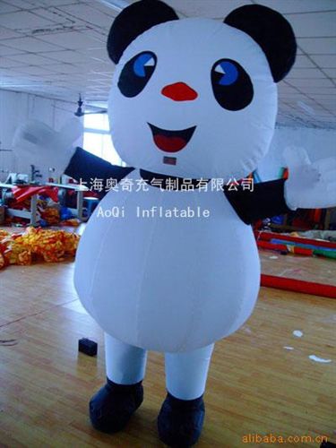 充氣模型 充氣模型卡通 卡通氣模拱門 充氣熊貓 充氣動物原始圖片2