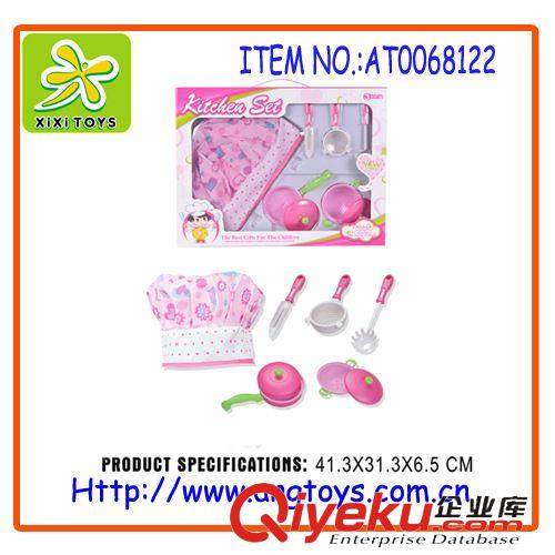 過家家玩具 兒童過家家益智玩具 玫紅仿真餐具玩具 AT0068116原始圖片3
