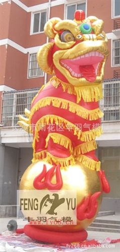 金色熱銷些列產品 廠家批發直銷3米-6米金獅子 金色產品 專業廠家值得信賴！原始圖片2