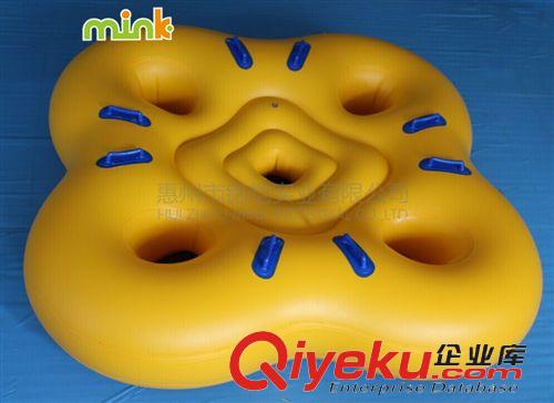 充氣玩具/Inflatable toys 【廠家直銷】加厚優質環保 定制款大喇叭用 多人滑水圈