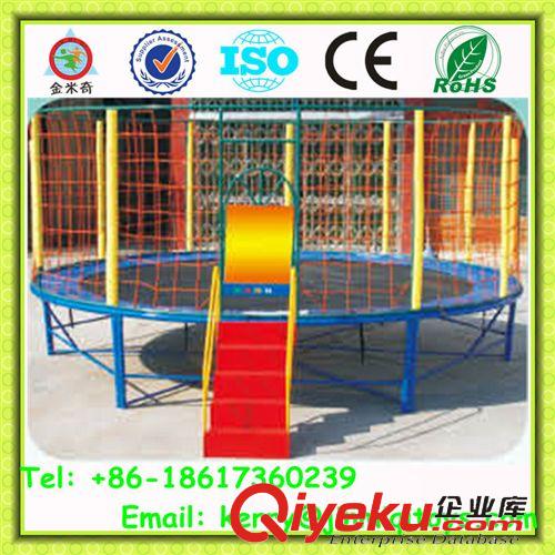 蹦極、蹦床--bungee trampoline 熱銷戶外幼兒蹦床 兒童游樂蹦蹦床 大型蹦床廠家 JMQ-P144B原始圖片3