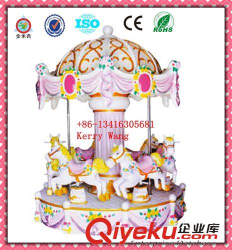 電動玩具--electric toys 兒童小型旋轉(zhuǎn)木馬 2013平民致富好項目小區(qū)公園電動玩具JMQ-P179C原始圖片2