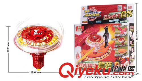 熱銷玩具 靈動(dòng)創(chuàng)想 魔幻陀螺 競(jìng)技互動(dòng)炫酷花式陀螺 單只裝套裝6211-6214原始圖片3