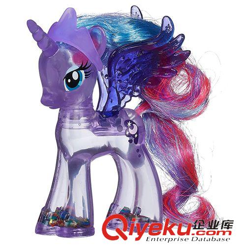 孩子寶玩具 孩之寶 Hasbro 小馬寶莉 彩虹系列 透明水晶小馬 四款公主