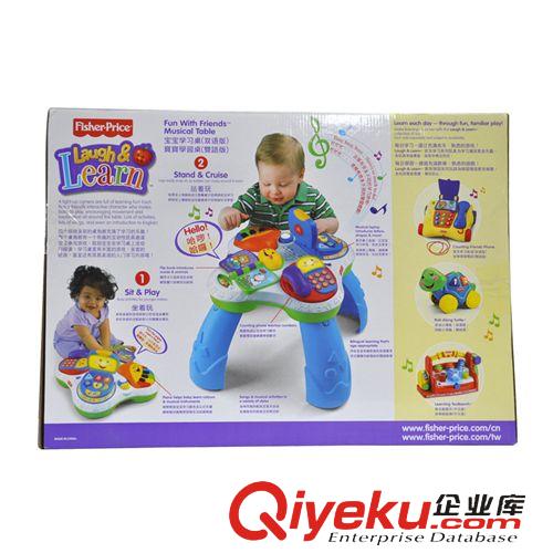 费雪 Fisher Price  美泰芭比 费雪zp P8017 宝宝学习桌(双语版)