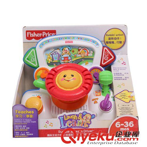 费雪 Fisher Price  费雪 Fisher price 欢乐学习系列趣味互动方向盘（双语）X6157