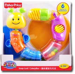 费雪 Fisher Price  美泰芭比 费雪zp  W9834  趣味螺旋毛毛虫