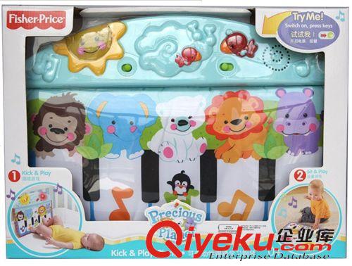 費(fèi)雪 Fisher Price  美泰芭比 費(fèi)雪zp P5334  可愛(ài)動(dòng)物踢踏學(xué)習(xí)鋼琴