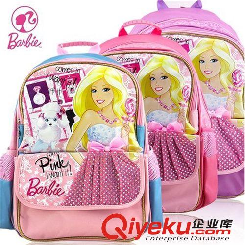 芭比 Barbie  Barbie 芭比公主2014年{zx1}款 女生雙肩書包三色可選A279769-3原始圖片3