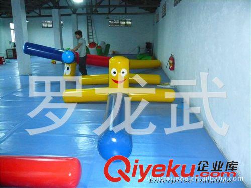 【充氣水上玩具】 熱銷供應 6m水上笑臉充氣pvc管道玩具原始圖片2