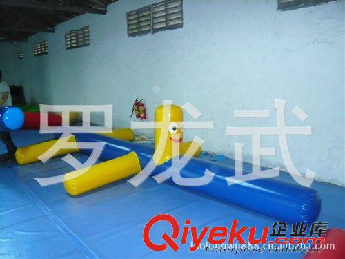 【充氣水上玩具】 熱銷供應 6m水上笑臉充氣pvc管道玩具原始圖片3