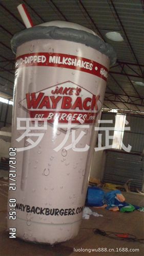 【充氣卡通模型】 批發(fā)供應(yīng) tj3.2米杯子充氣卡通模型原始圖片3