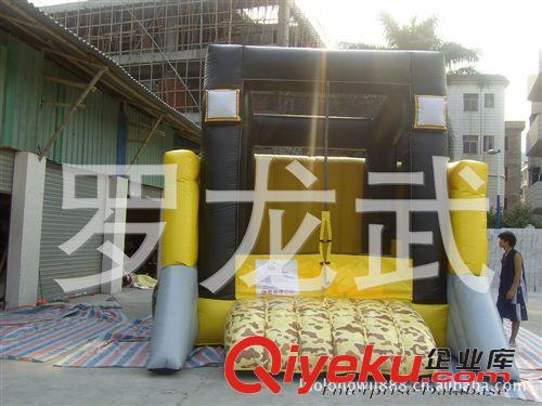 淘氣堡、跳床、蹦床 充氣玩具廠家直銷 4m*6m減壓推土機充氣玩具