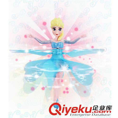 9月新品 冰雪女皇感應飛行芭比 3秒啟動燈光璇轉(zhuǎn) 感應冰雪公主飛仙