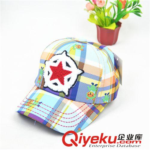 2015年新品寶寶 2015新款兒童帽子 春款五星棒球帽子布帽時尚韓版原始圖片2