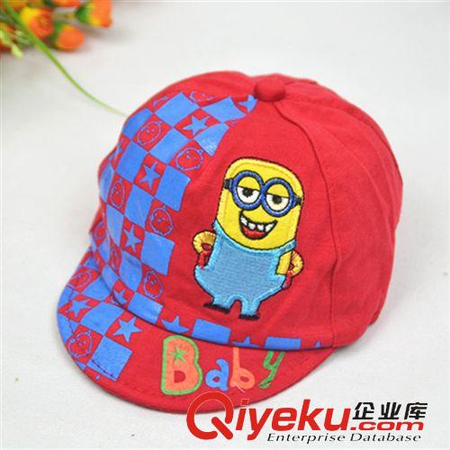 2015年新品寶寶 2015新款兒童帽子BABY卡通純棉軟檐寶寶布帽子原始圖片2