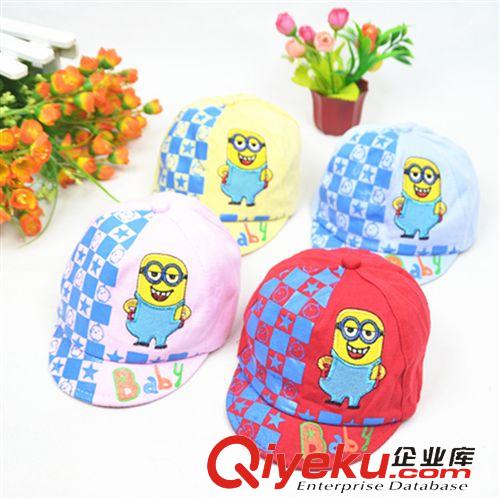 2015年新品寶寶 2015新款兒童帽子BABY卡通純棉軟檐寶寶布帽子原始圖片3
