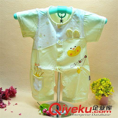 寶寶服飾 童裝區(qū)  廠家批發(fā)供應(yīng) 嬰兒連體衣 小貓長(zhǎng)袖哈衣 嬰兒連體哈衣原始圖片3