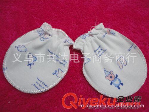 秋冬手套 GD622批發(fā)嬰兒防抓手套 寶寶全棉護手套 新生兒必備 嬰兒用品原始圖片3
