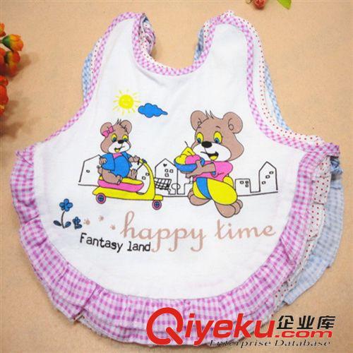 孕婦嬰幼兒用品專賣 正品專柜富嬰坊新款兒童大號反穿全棉長袖防水防污大罩衣 29088