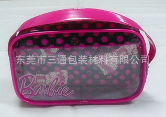 PVC掛鉤袋，服裝袋 供應廣州PVC化妝品袋PVC日用品袋
