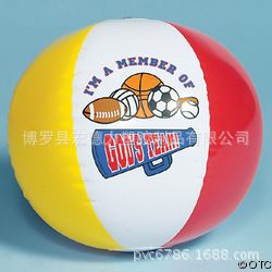 充氣球 PVC充氣沙灘球，充氣水上用品，充氣玩具原始圖片3