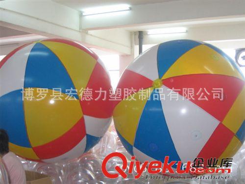 充氣球 供應PVC充氣球,六片電壓球，彩球，沙灘球  各種大小可定制原始圖片2