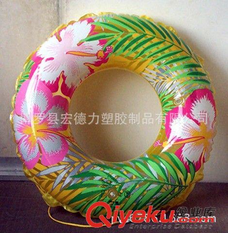 充氣泳圈 廠家直銷，雙層水晶游泳圈，可定制LOGO原始圖片2